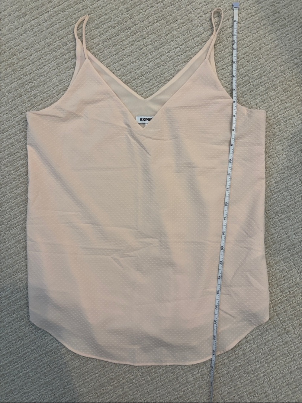 Express Blush Pink V-Neck Spaghetti Strap Cami